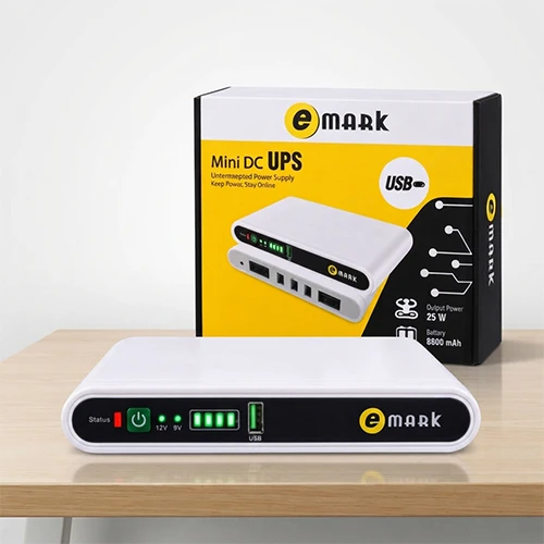 Emark GM4 Mini DC UPS for Router and CCTV