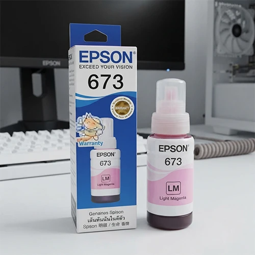 Epson T673 Light Magenta Compatible Ink Bottle